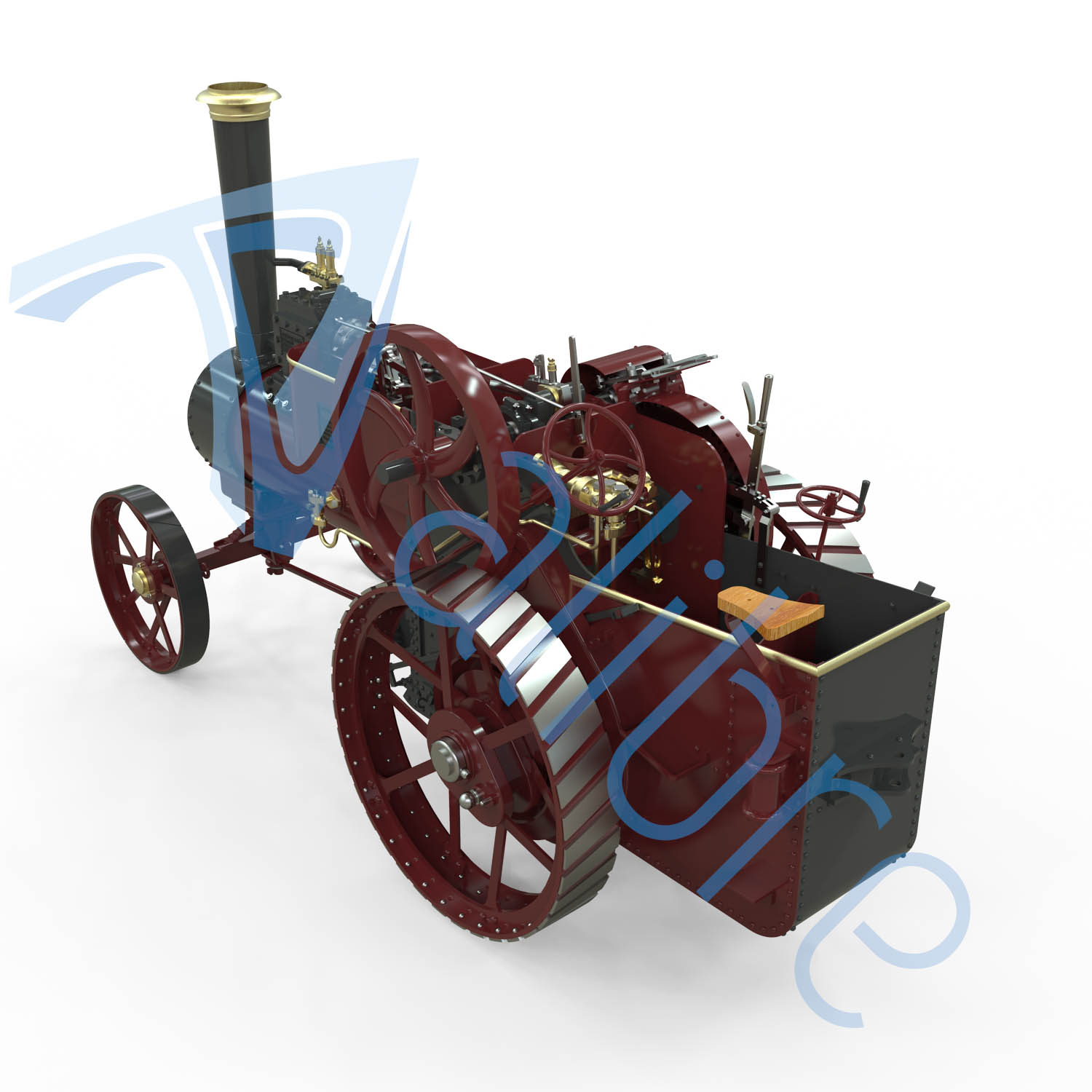 alibre design keyshot render fotorealistyczny rendering traktor