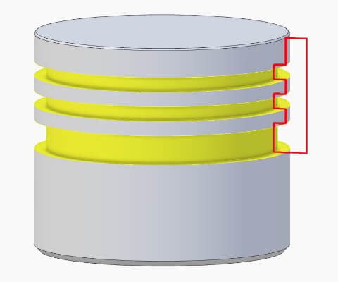 alibre design modeling part example revolve cut